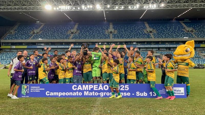 Cuiabá vence nos pênaltis e fica com o título do Sub-13