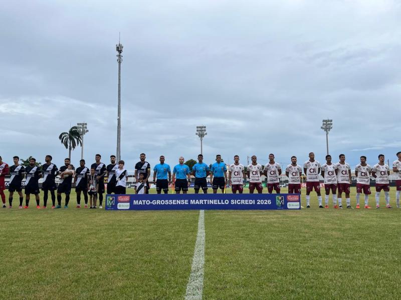 Vitória do CEOV e dois empates encerram a quinta rodada do Mato-Grossense 2026