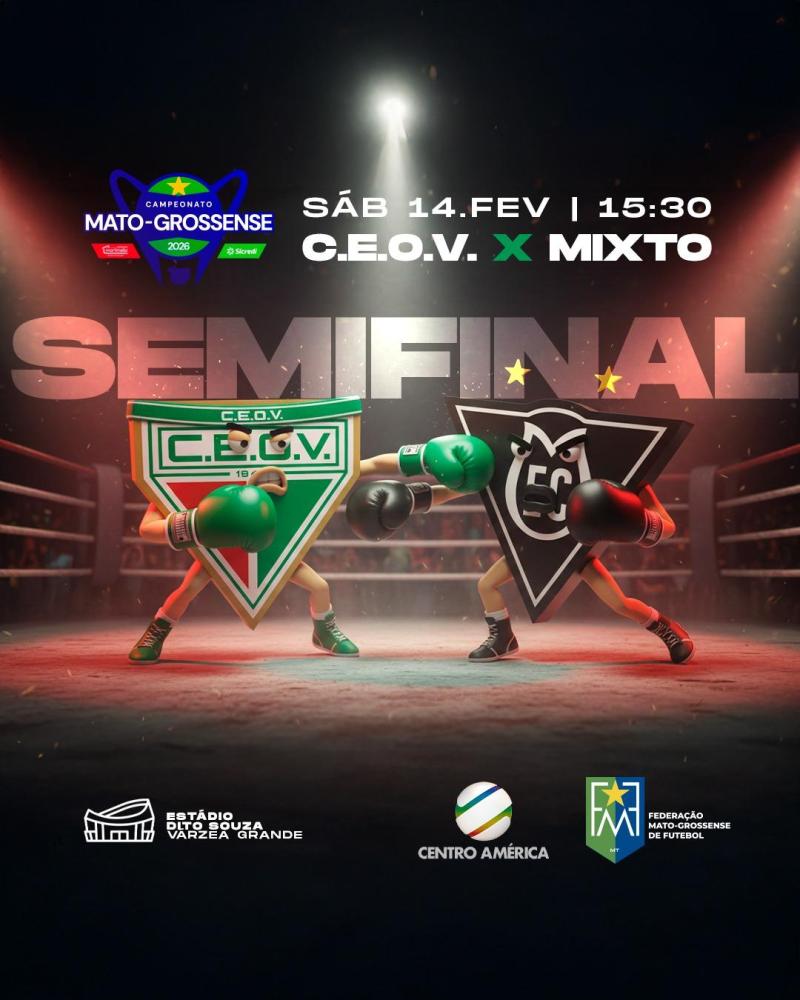 Semifinal entre Operário x Mixto começa neste sábado 