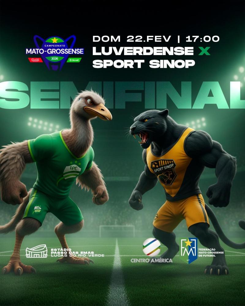 Luverdense x Sport Sinop duelam por vaga na final no Passo das Emas