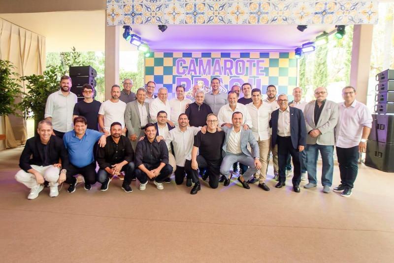 FMF integra encontro institucional de lideranças do futebol em happy hour da CBF, em Brasília.