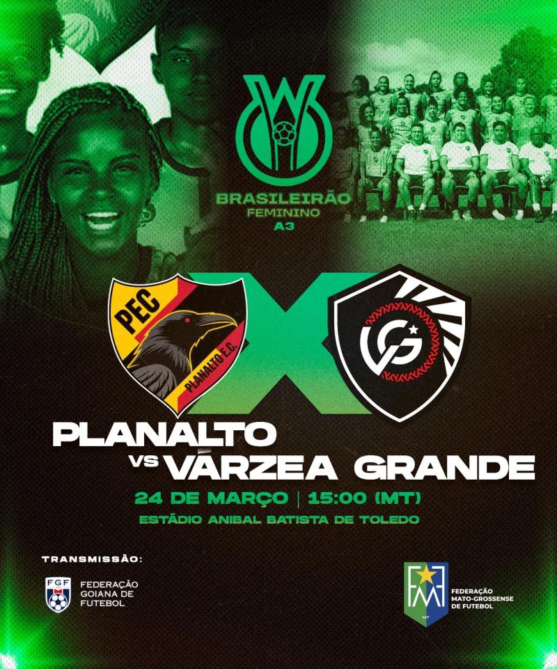 Várzea Grande estreia fora de casa no Brasileiro Feminino A3