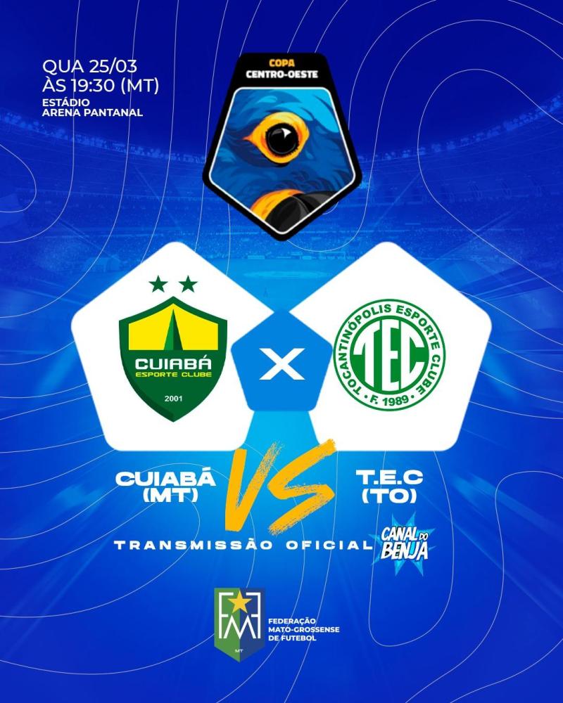 Cuiabá recebe o Tocantinópolis pela Copa Centro-Oeste