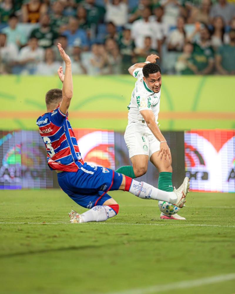 Fortaleza vence na Arena Pantanal, mas Palmeiras avança às quartas da Copa do Brasil