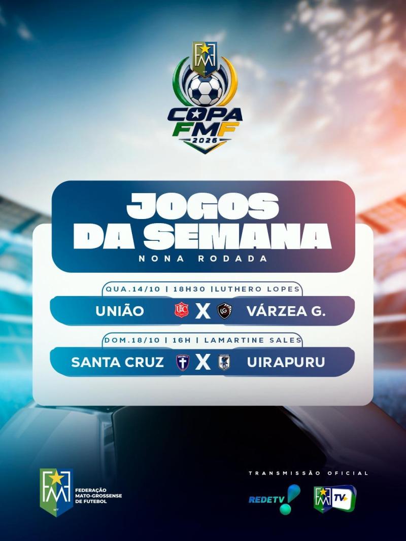 Copa FMF tem sequência com dois jogos pela 9ª rodada